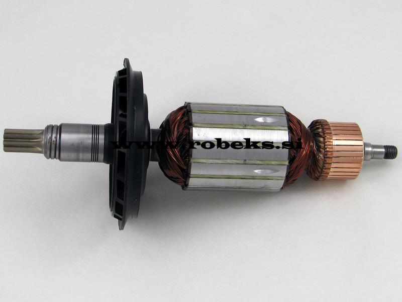 Rotor D'induit Pour Perforateur Bosch GBH 7-45DE, 7-46DE Et Würth BMH 45-XE | Pièce De Rechange Compatible